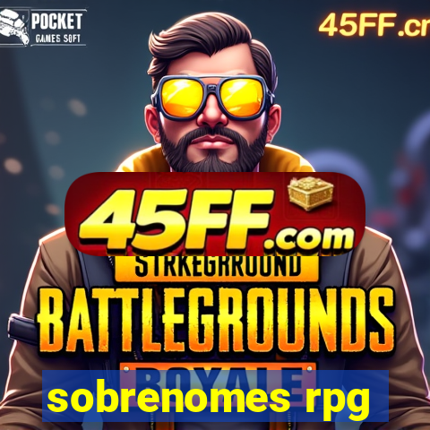 sobrenomes rpg